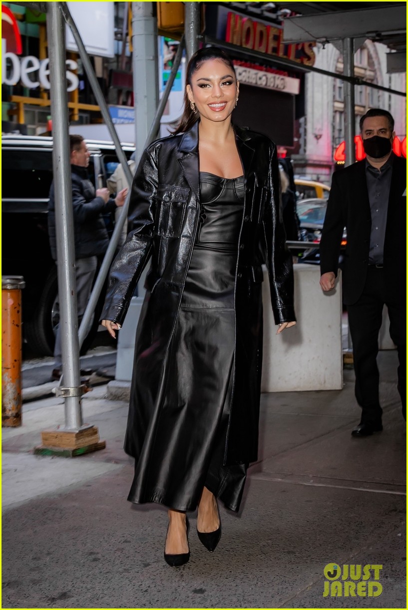 vanessa hudgens alexandra shipp leather looks nyc 05