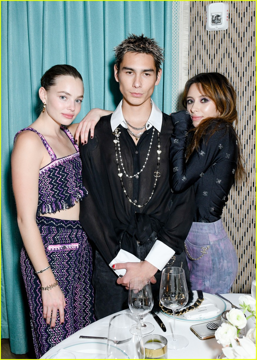 camila mendes alisha boe reunite at chanel party in miami 10