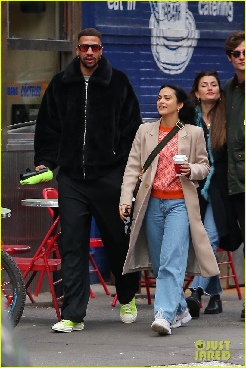 camila mendes hangs out with miles chamley watson in nyc 01