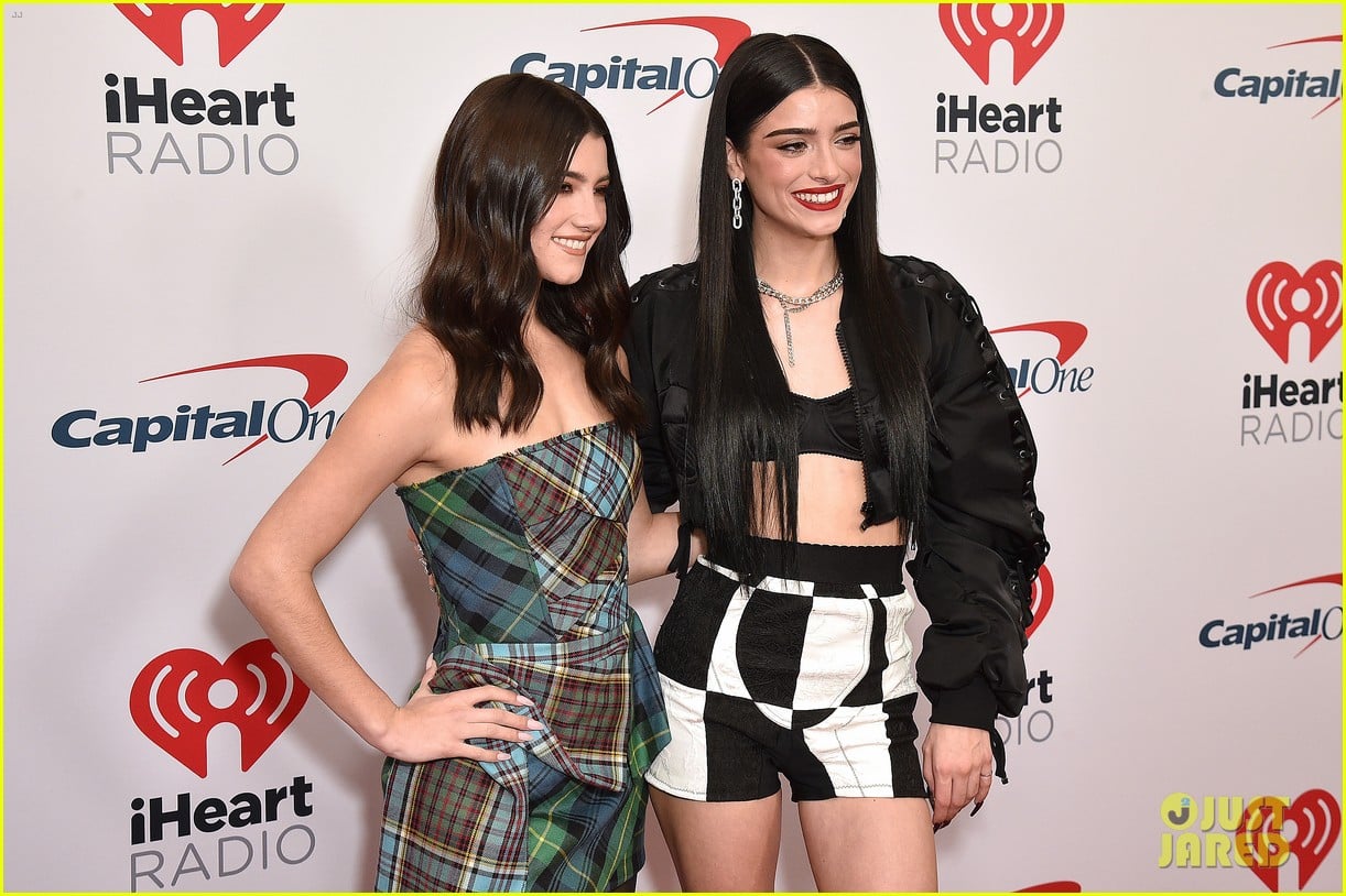 charli damelio performs with sister dixie damelio at z100 jingle ball 30