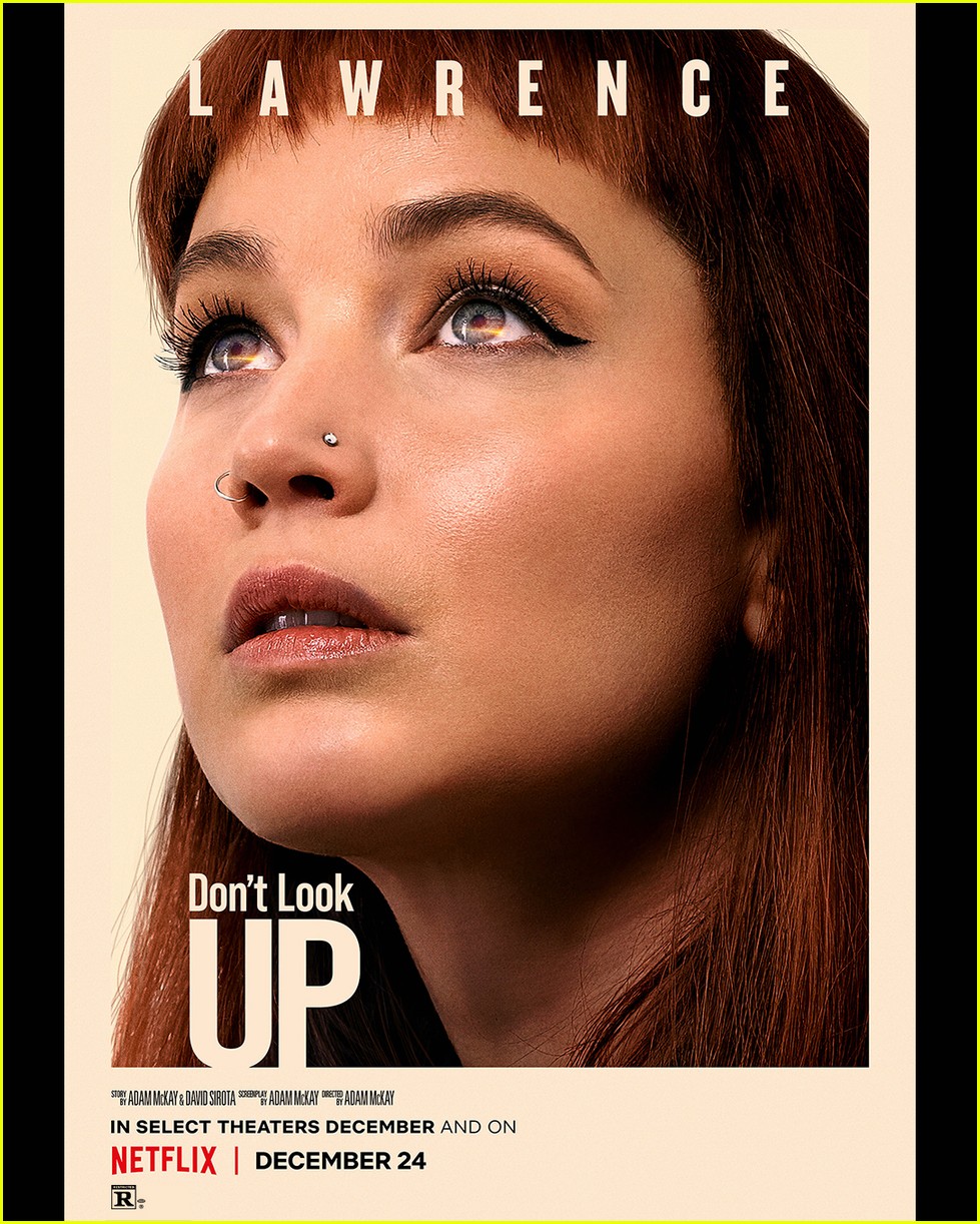 jennifer lawrence ariana grande more featured on new dont look up posters 03