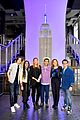 jordan fisher dear evan hansen castmates visit empire state building 03