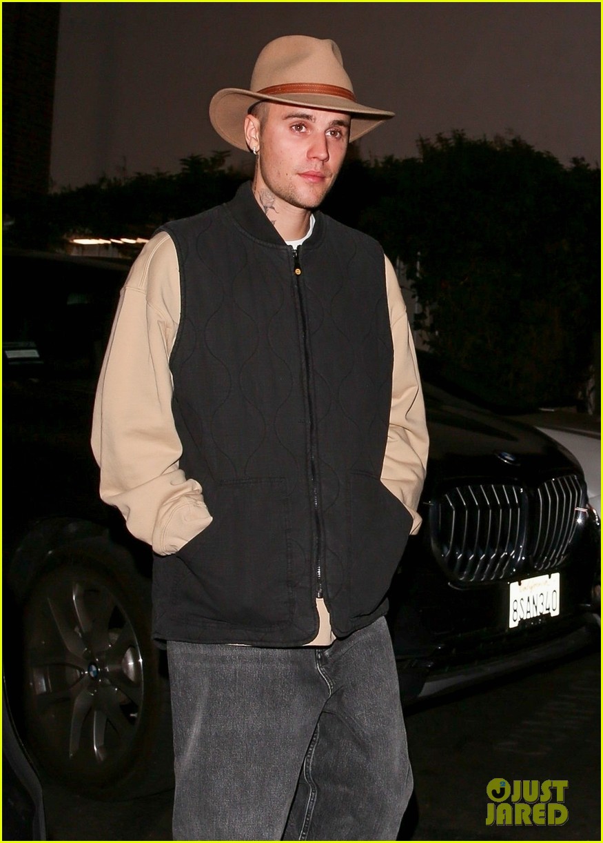 justin bieber dinner at il pastaio 02
