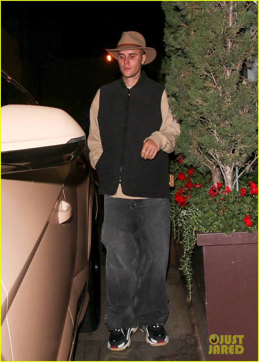 justin bieber dinner at il pastaio 23