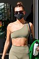 kendall jenner hailey bieber show off it physiques leaving pilates class 05