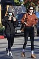 kendall jenner hailey bieber leave pilates class 01