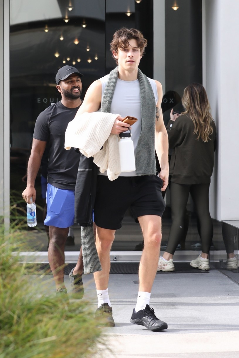 Shawn Mendes Hits The Gym After Dropping New Snippet Of Upcoming Music ...