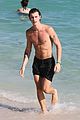 shawn mendes shows off his shirtless bod at the beach 08