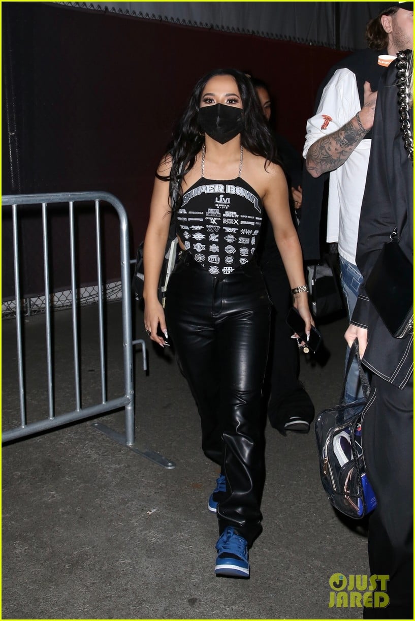 becky g attends super bowl in hometown after releasing new song mamiii 03