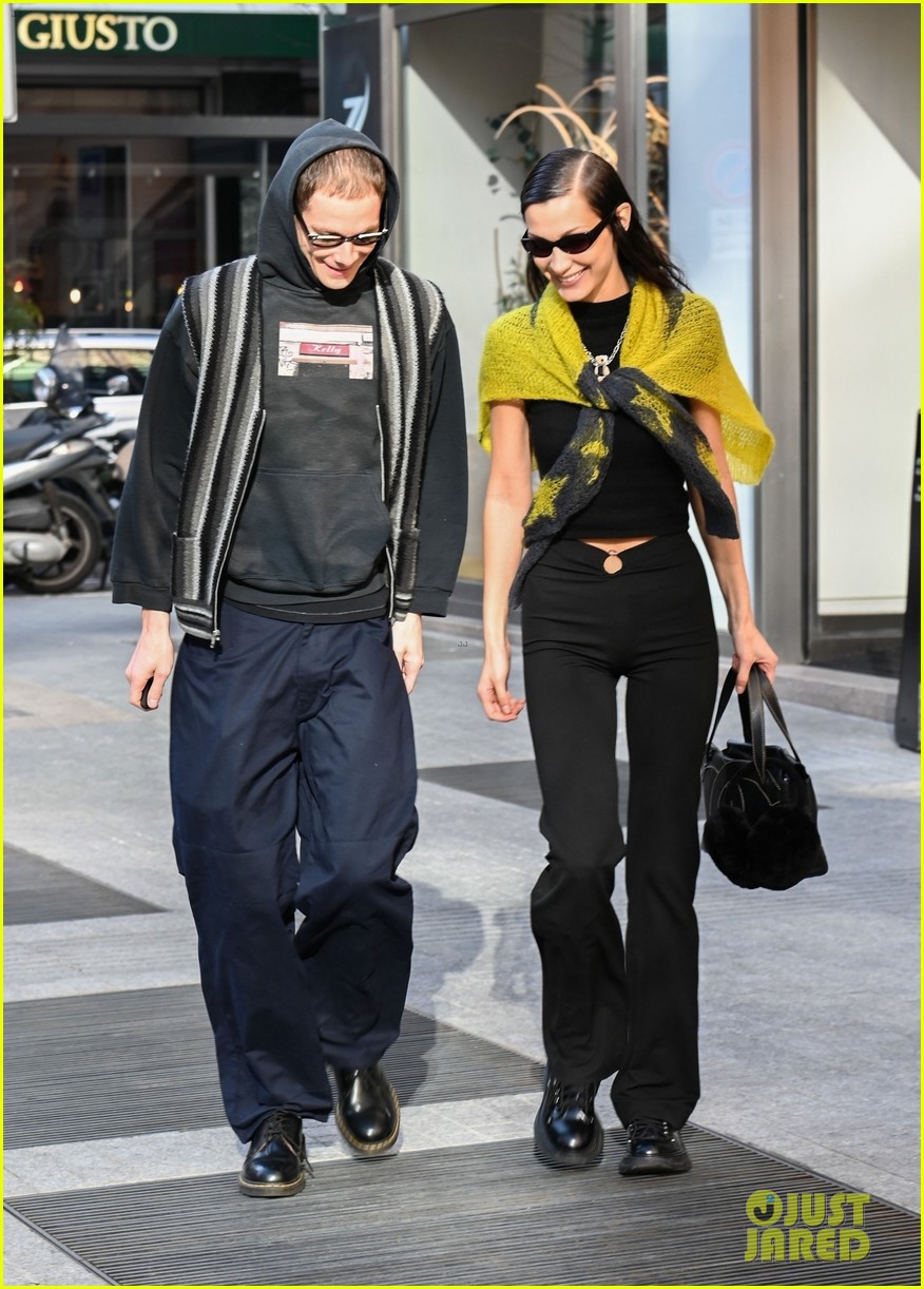 Bella Hadid & Marc Kalman Enjoy a Day Out in Milan | Photo 1339327