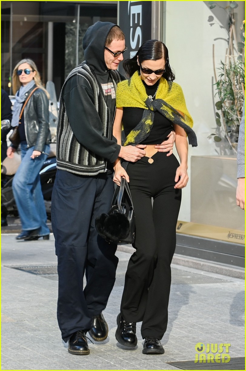 Full Sized Photo of bella hadid marc kalman milan 17 | Bella Hadid
