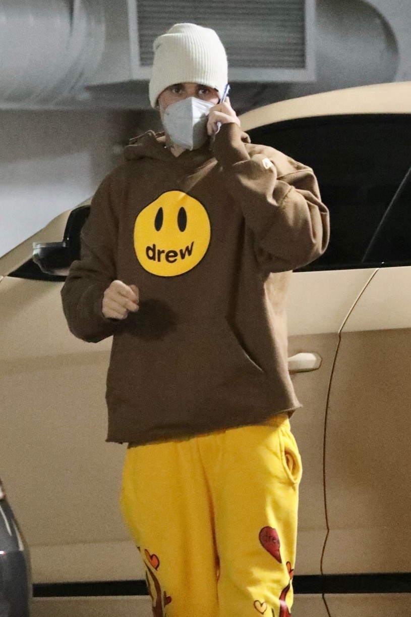 justin bieber phone call sighting since covid pos 09