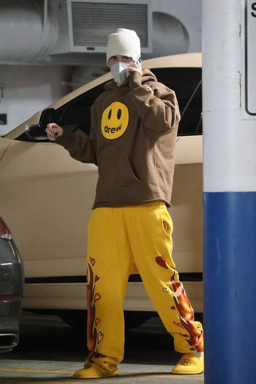 justin bieber phone call sighting since covid pos 10