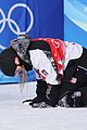 chloe kim falls to her knees after incredible half pipe run at beijing winter olympics 43