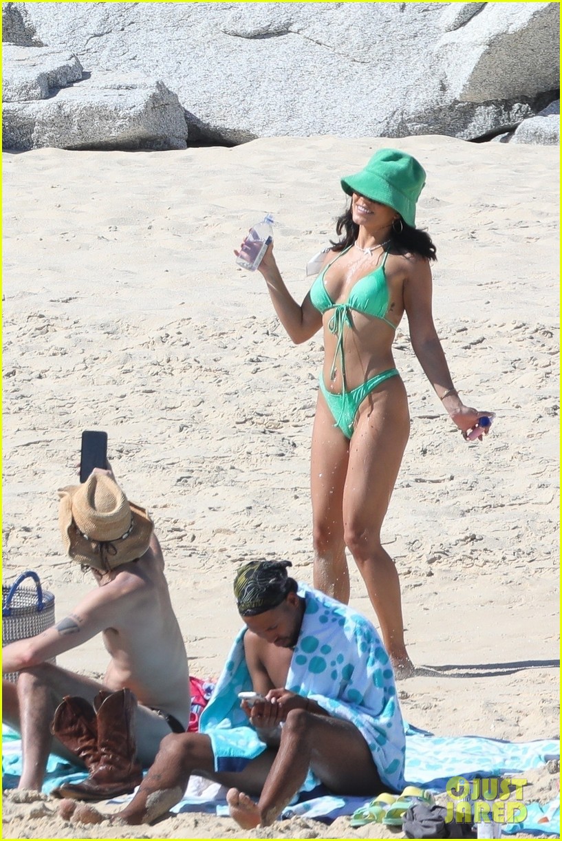 vanessa hudgens rocks mint green bikini on vacation in mexico 20