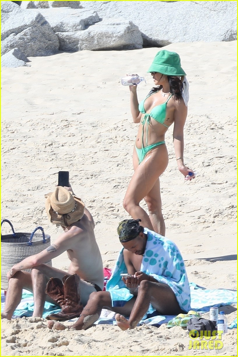 vanessa hudgens rocks mint green bikini on vacation in mexico 22