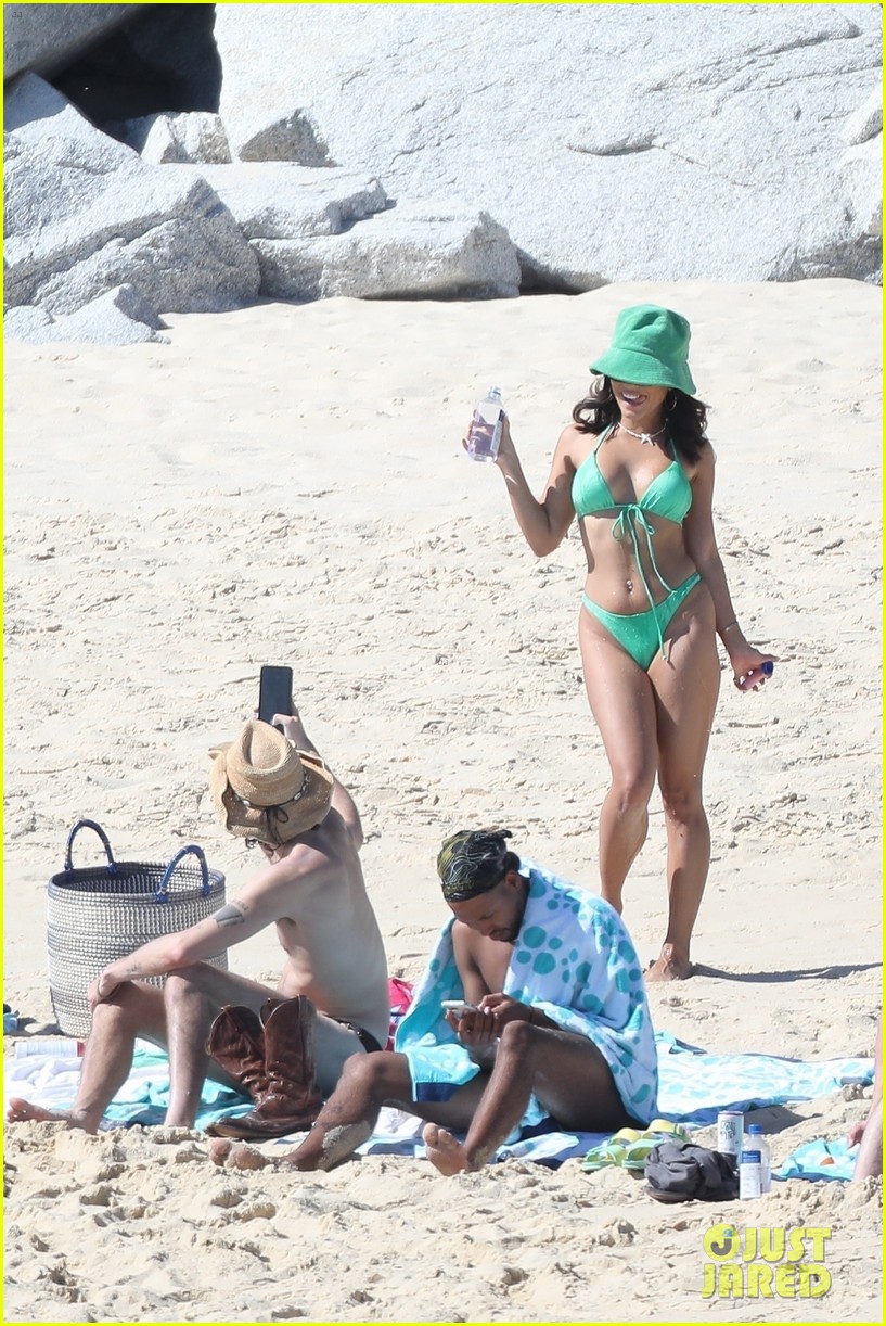 vanessa hudgens rocks mint green bikini on vacation in mexico 23