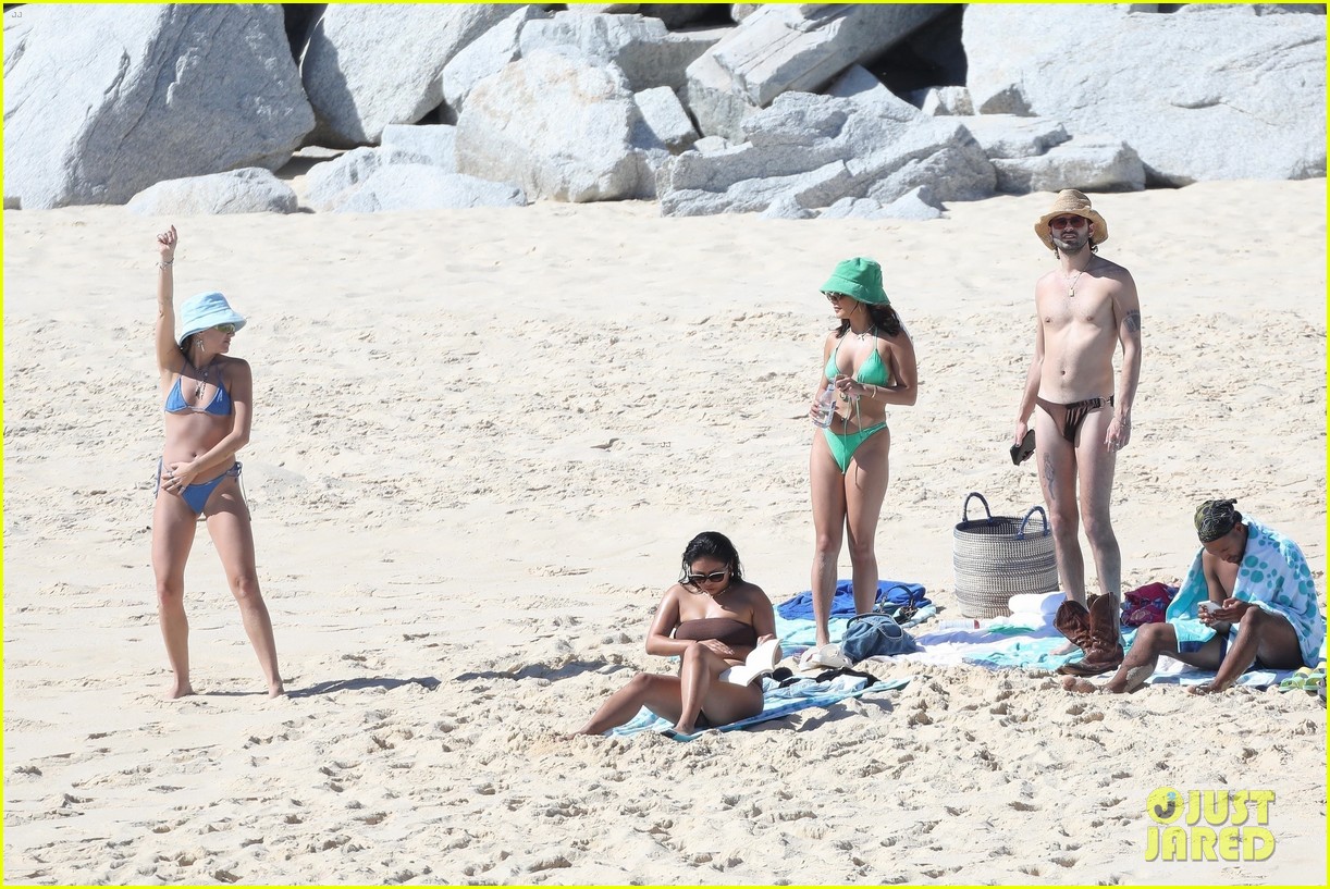 vanessa hudgens rocks mint green bikini on vacation in mexico 36