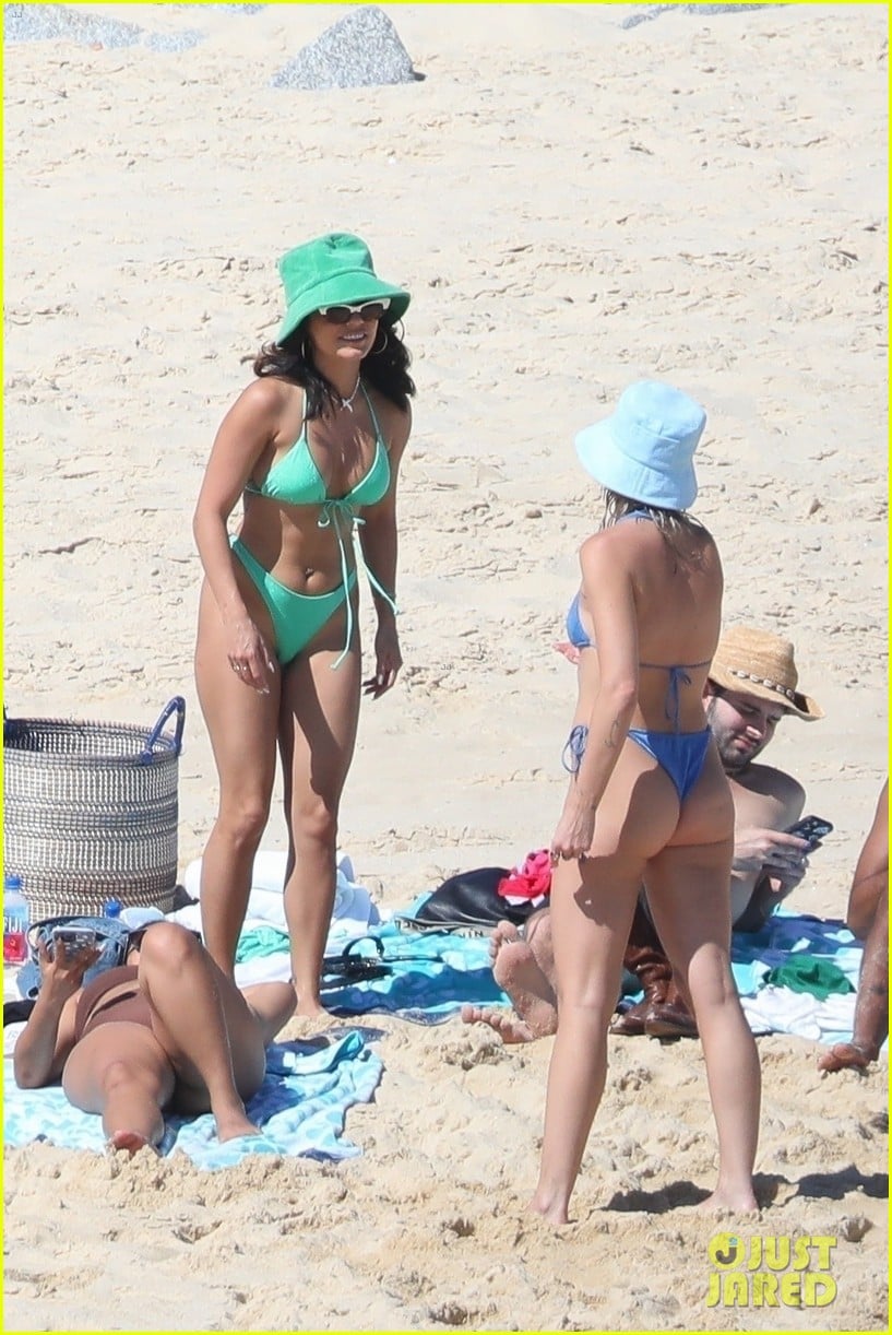 vanessa hudgens rocks mint green bikini on vacation in mexico 42