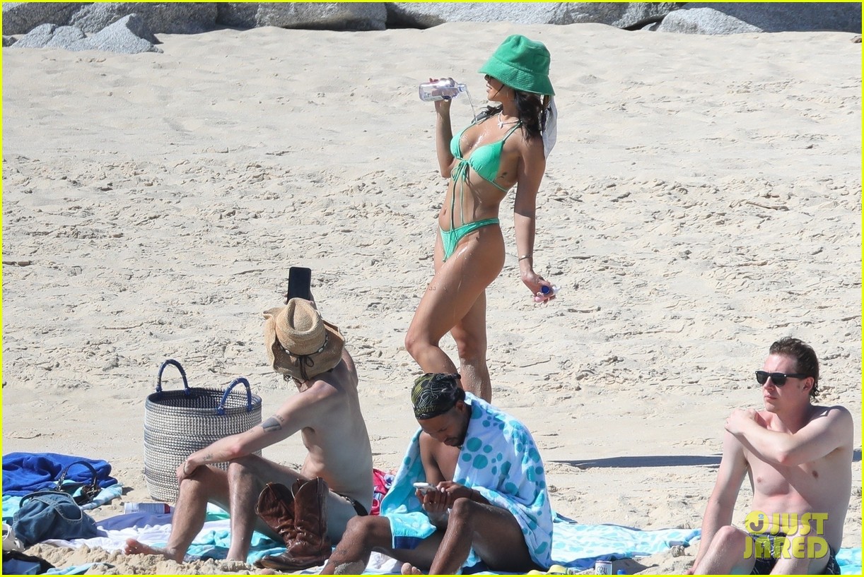 vanessa hudgens rocks mint green bikini on vacation in mexico 50