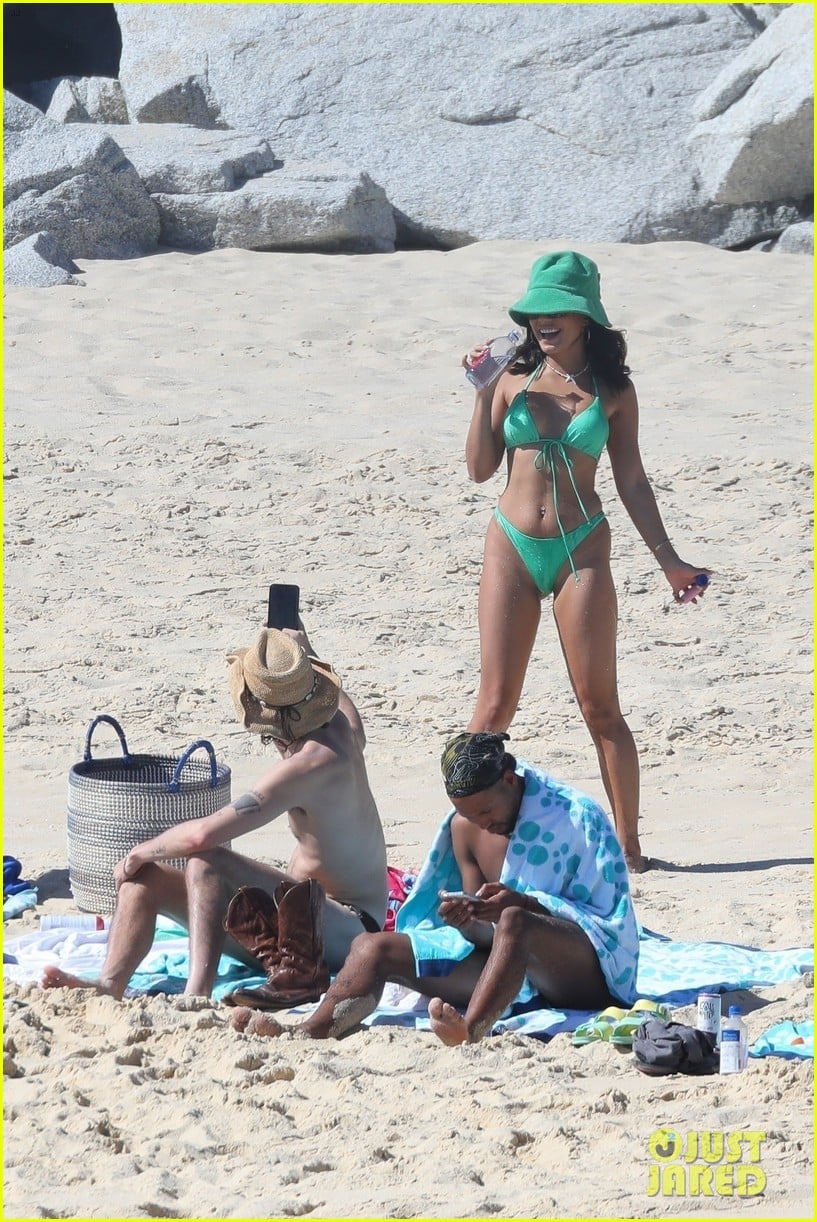 vanessa hudgens rocks mint green bikini on vacation in mexico 51