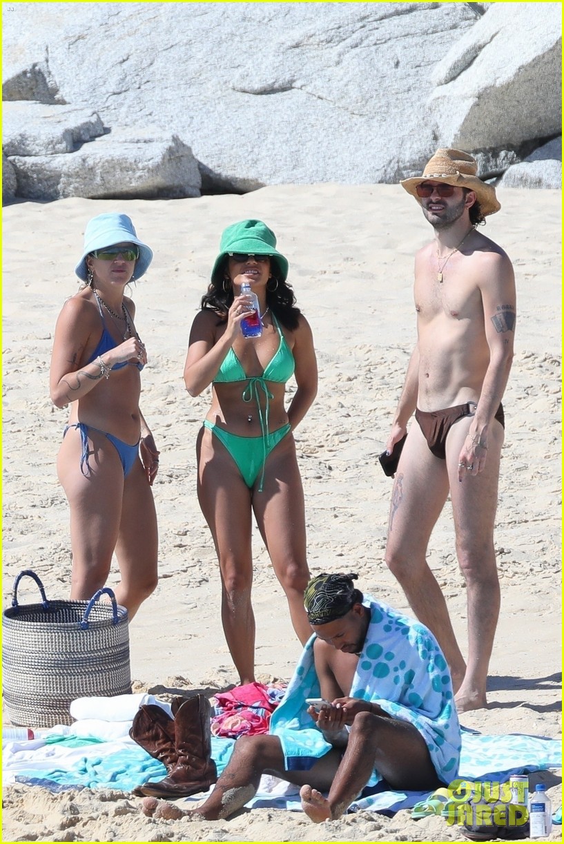 vanessa hudgens rocks mint green bikini on vacation in mexico 55