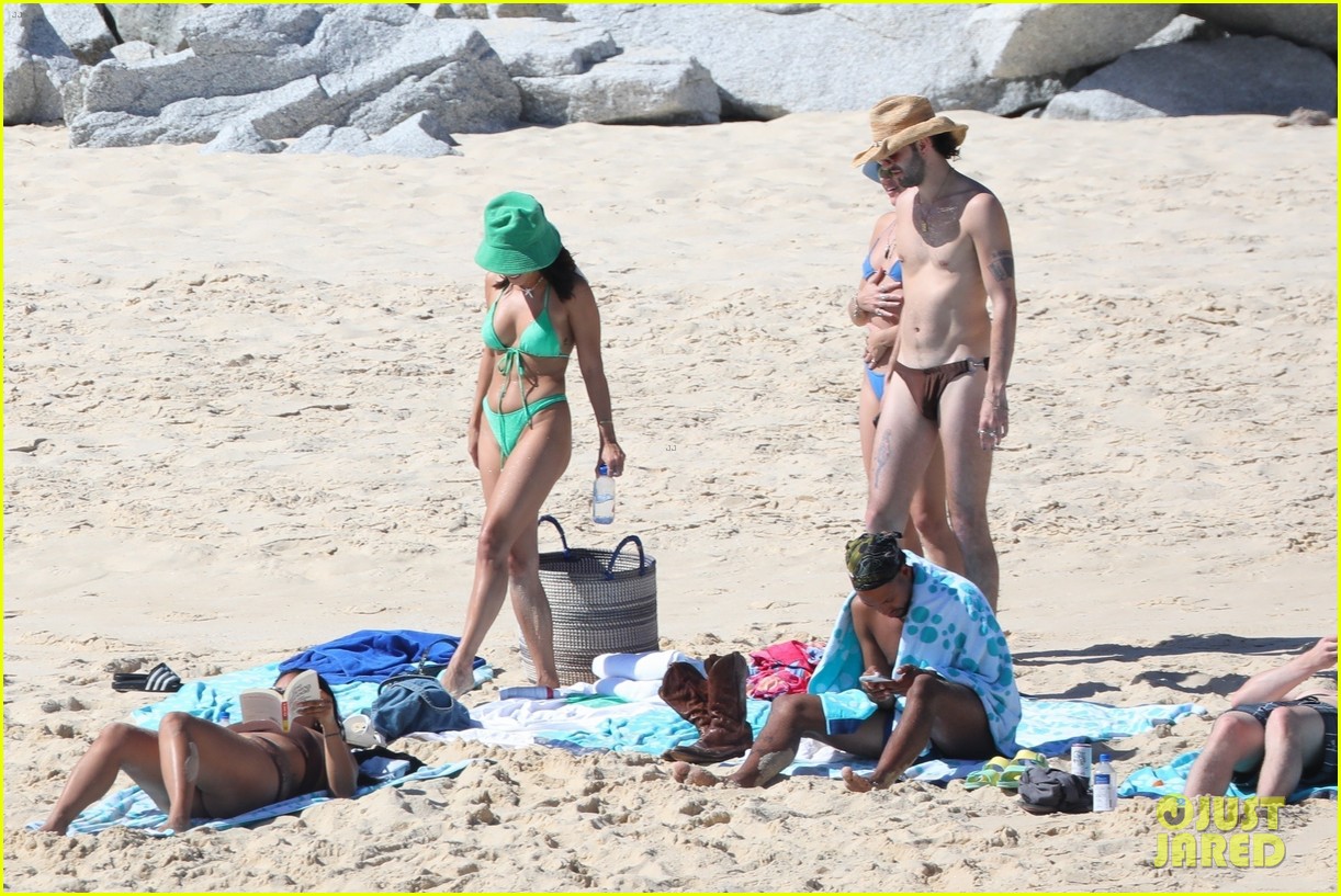 vanessa hudgens rocks mint green bikini on vacation in mexico 58