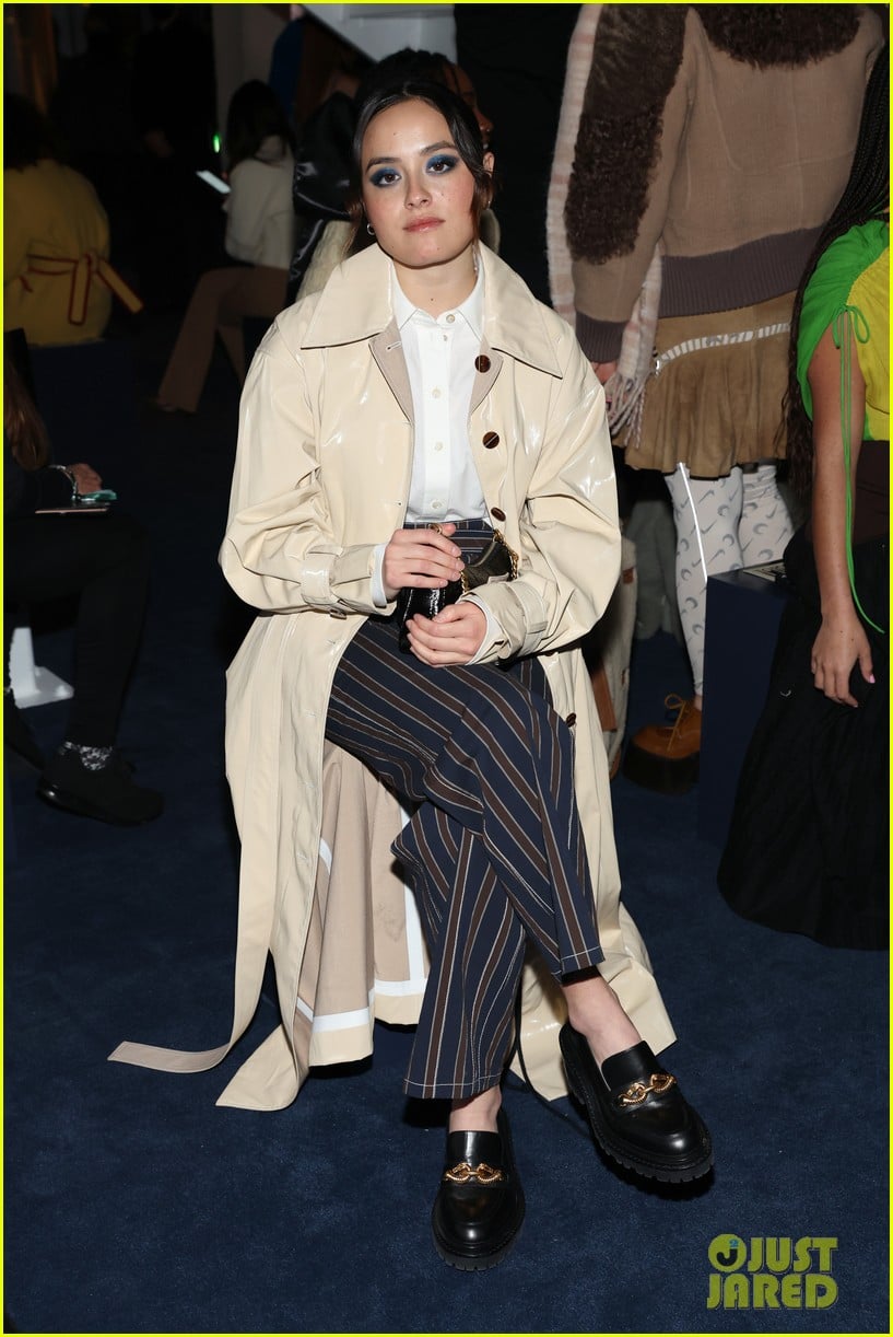 Madelaine Petsch & Chase Sui Wonders Sit Front Row at Tory Burch