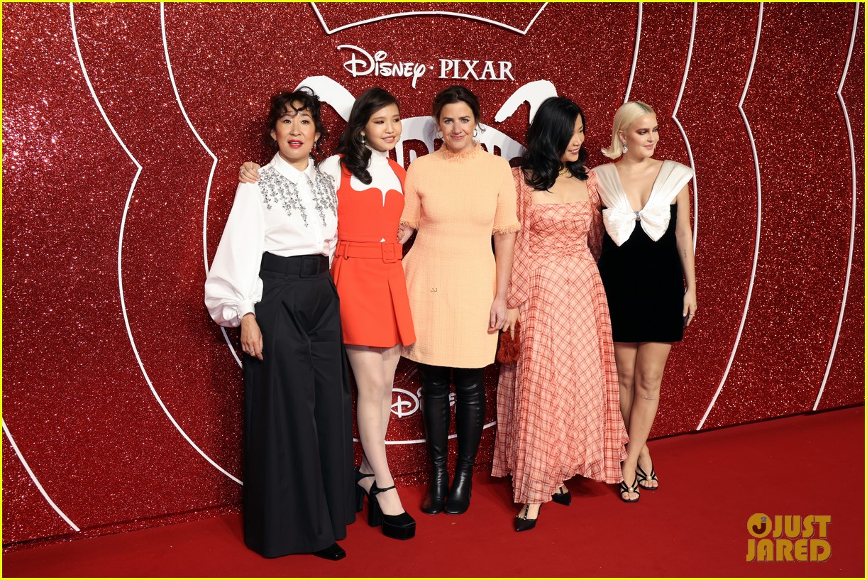 Full Sized Photo of sandra oh rosalie chiang turning red premiere 20 ...