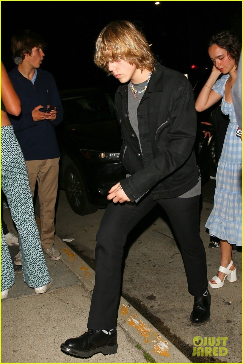 Full Sized Photo of olivia rodrigo birthday party with iris apatow 22