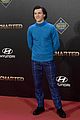 tom holland blue plaid pants uncharted madrid premiere 20