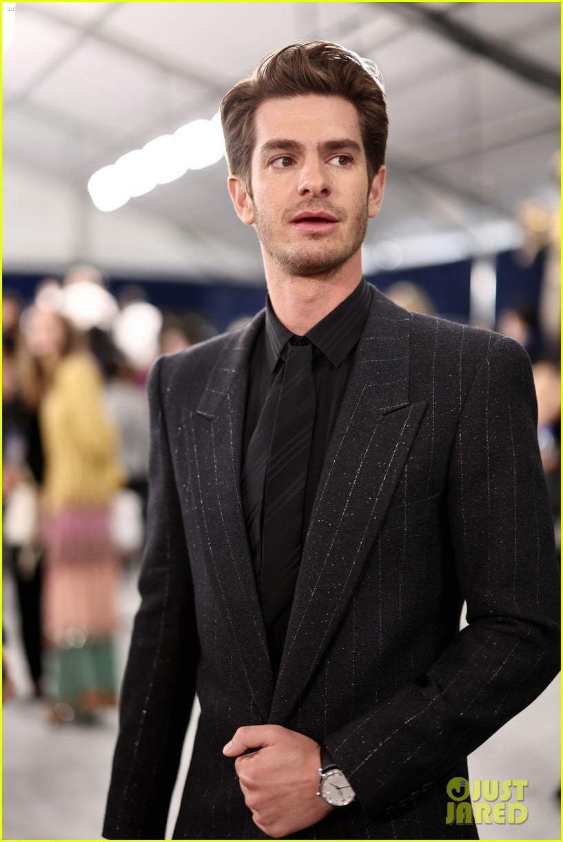 Vanessa Hudens & Andrew Garfield Step Out For the SAG Awards 2022