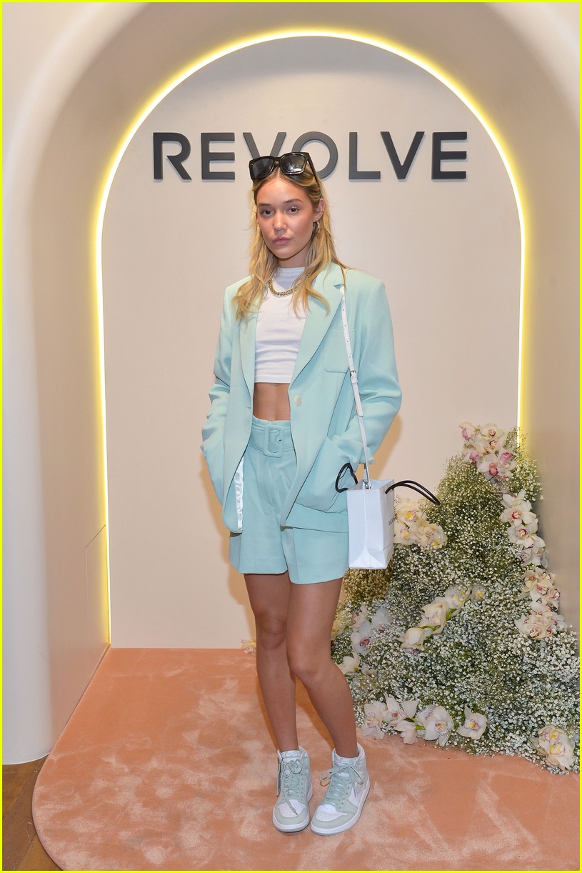Angus Cloud, Madison Pettis & Paris Berelc Attend Revolve Social Club