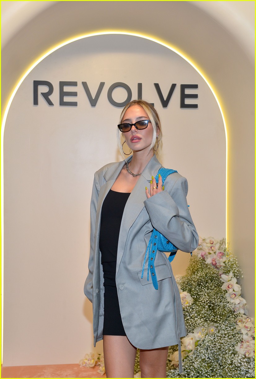 Angus Cloud, Madison Pettis & Paris Berelc Attend Revolve Social Club