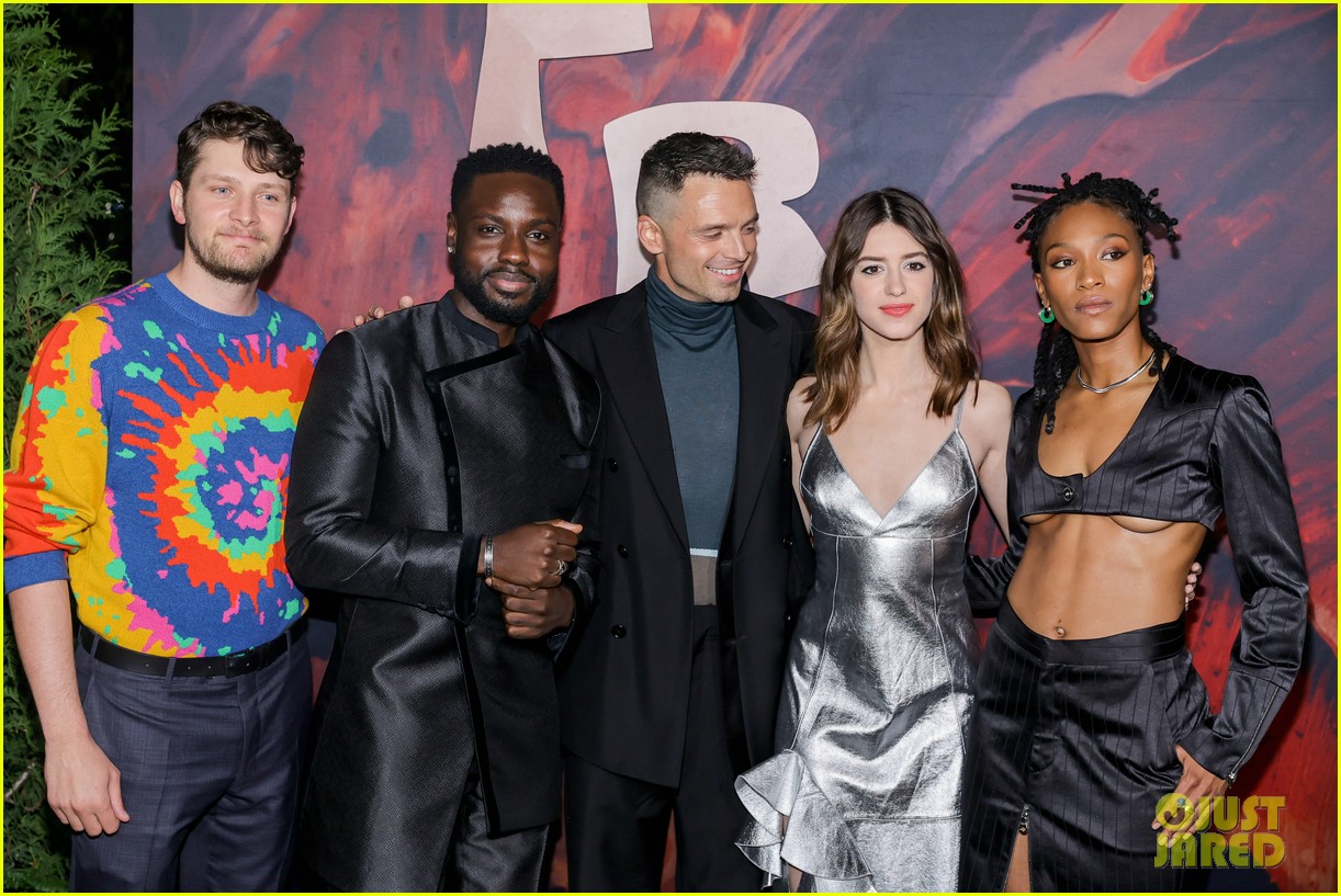 Full Sized Photo of brett dier wears colorful sweater to premiere new ...