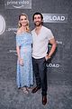 lizzie mcguires clayton snyder supports pregnant wife allegra edwards at upload premiere 01