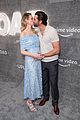 lizzie mcguires clayton snyder supports pregnant wife allegra edwards at upload premiere 11