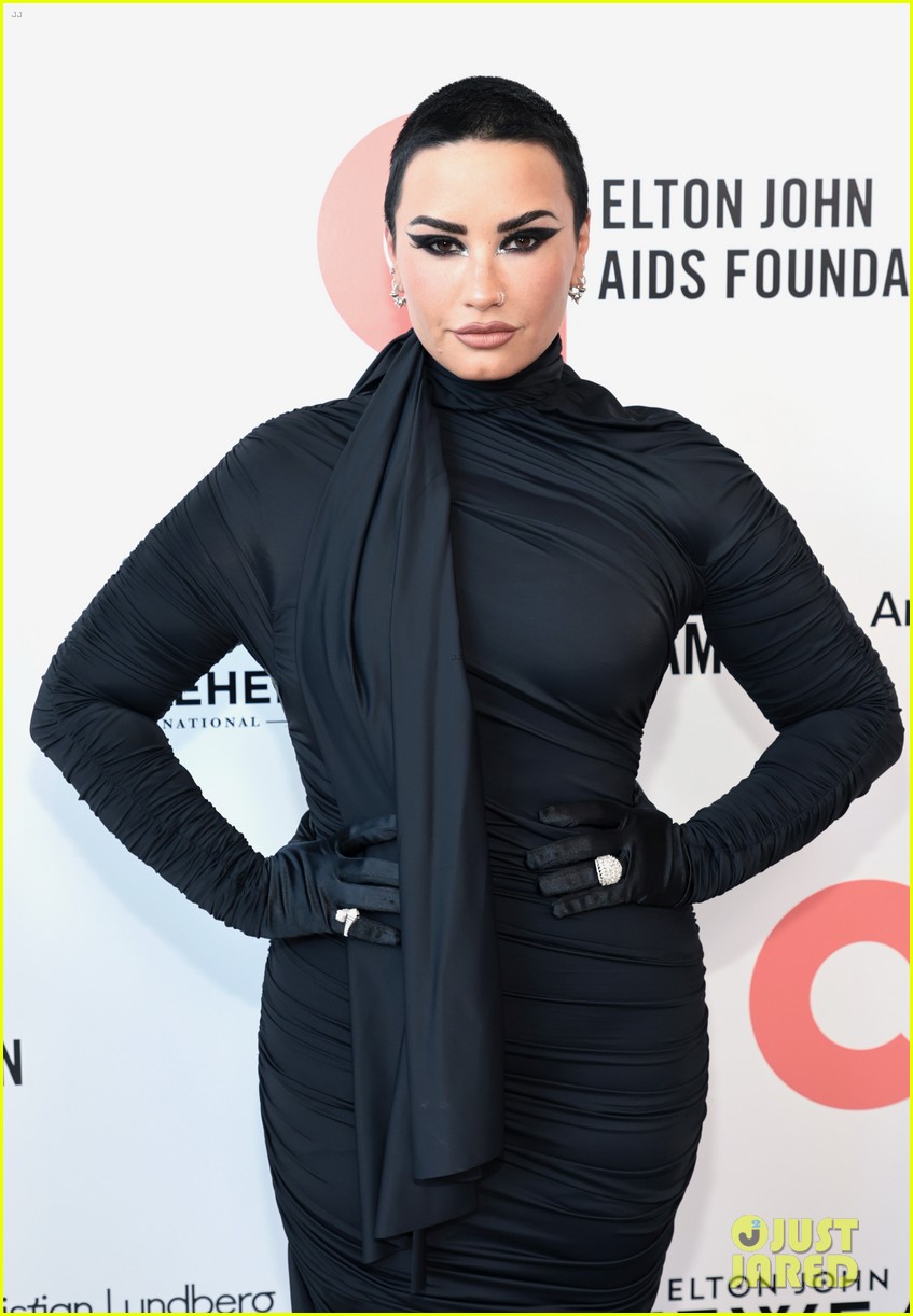 Demi Lovato, Lucy Hale & More Attend the Elton John AIDS Foundation's