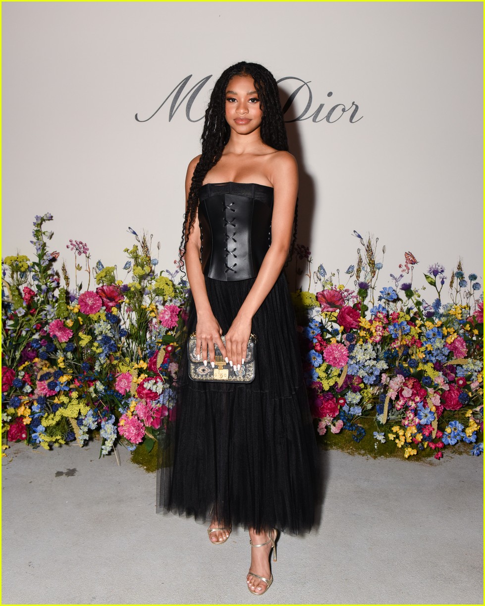 lana condor diego boneta kaitlyn dever attend dior garden party 08