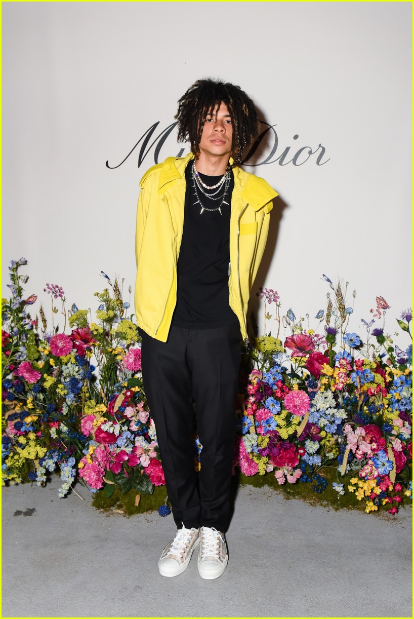 lana condor diego boneta kaitlyn dever attend dior garden party 12