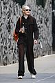 gigi hadid icy blond hair walking nyc 02