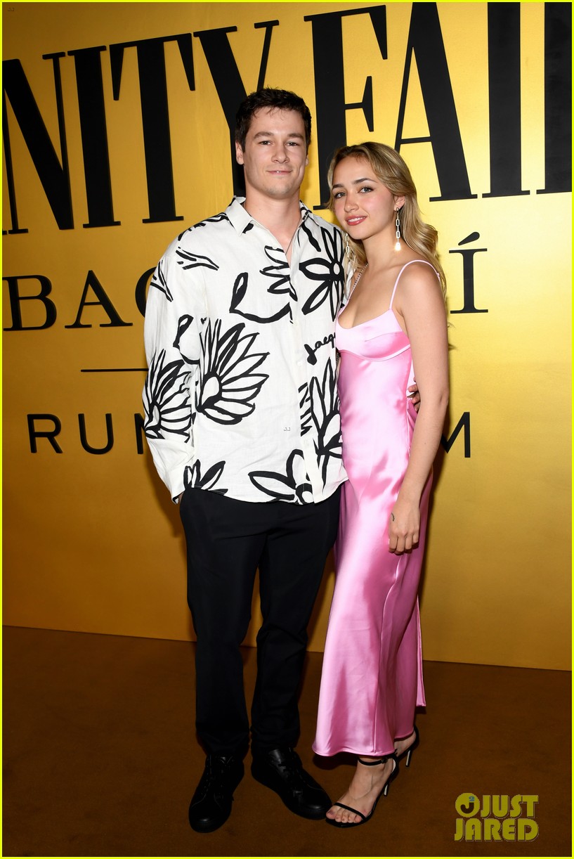 bffs joey king sabrina carpenter step out for vanity fair party 15