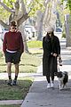 nina dobrev shaun white dog walk 02