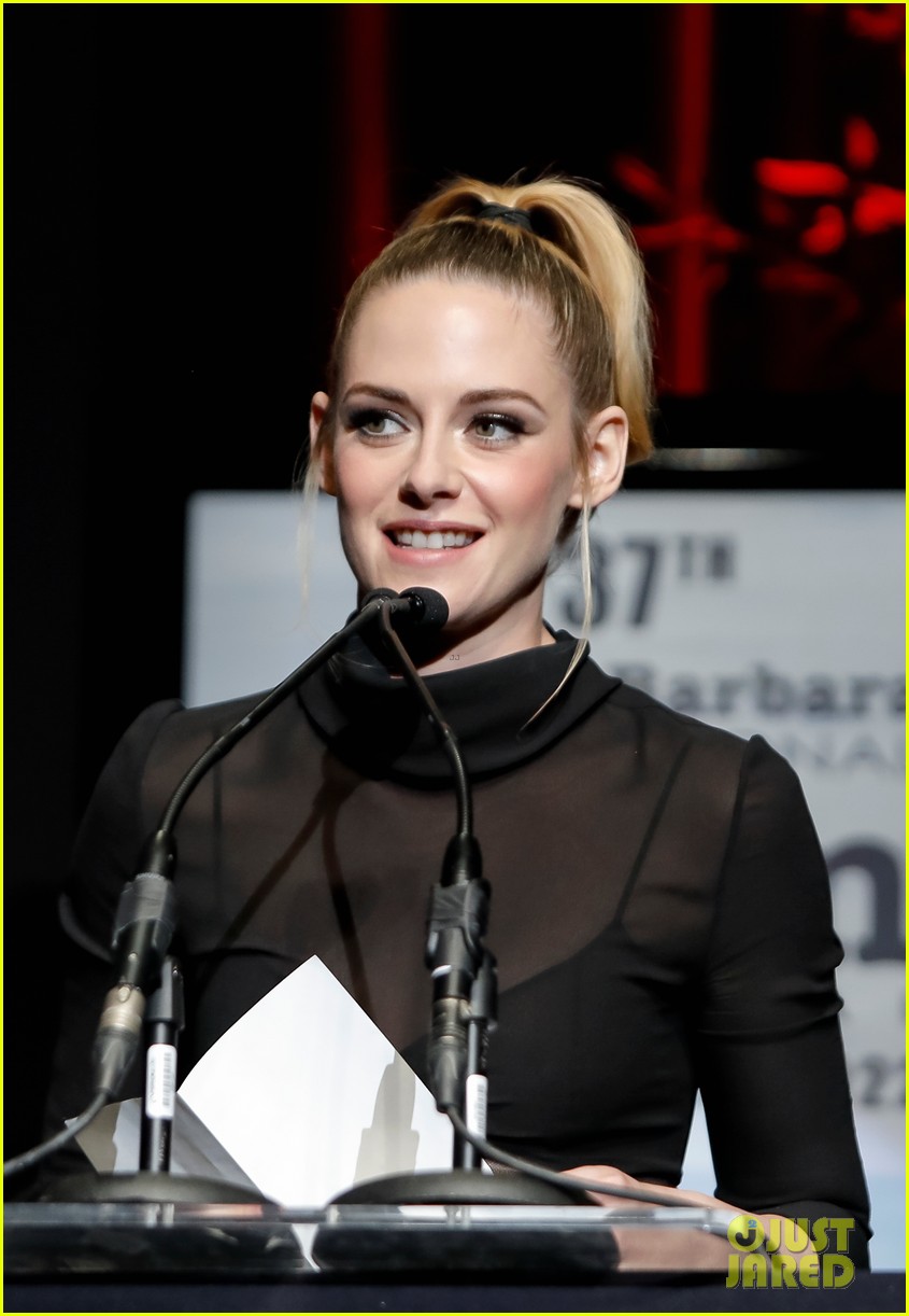 Full Sized Photo of kristen stewart santa barbara film festivall 57