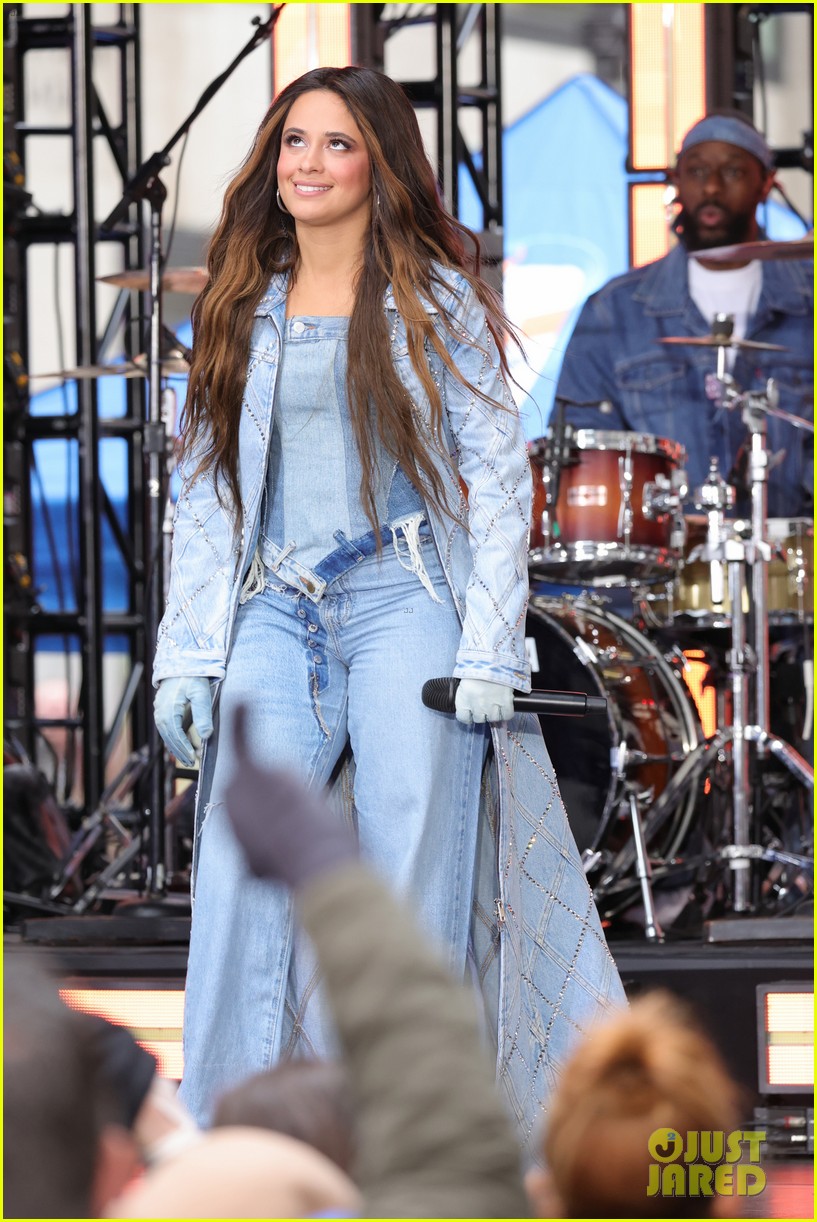 Camila Cabello Wears an All Denim Look While Bringing 'Familia' To ...