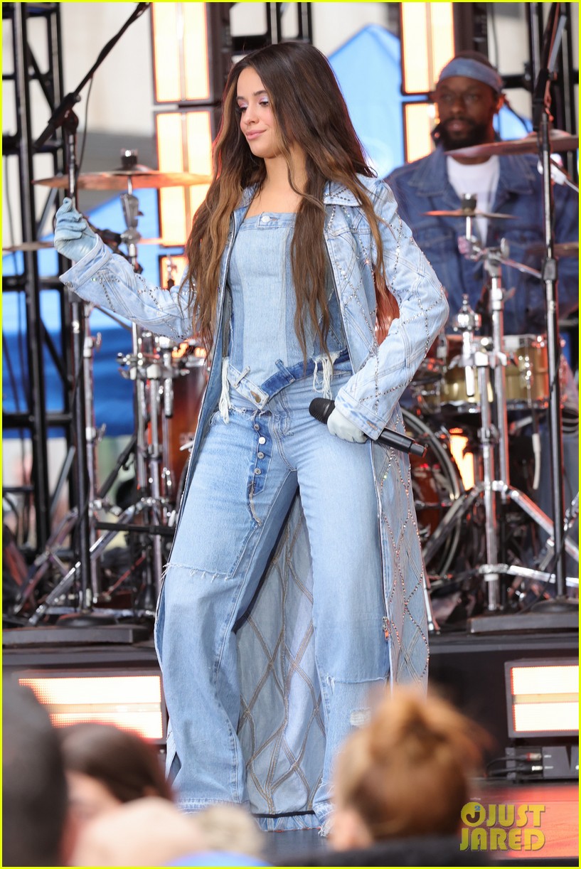 Camila Cabello Wears an All Denim Look While Bringing 'Familia' To ...