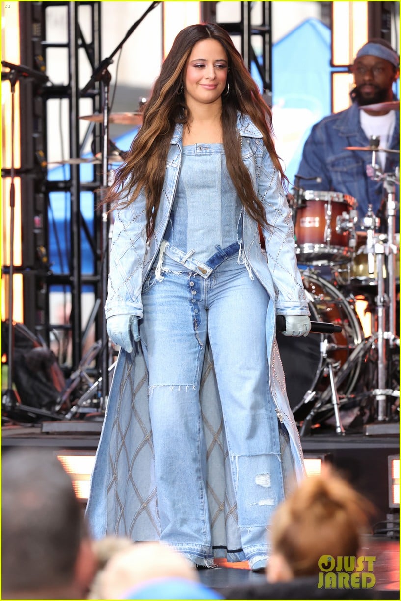 Camila Cabello Wears an All Denim Look While Bringing 'Familia' To ...