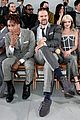 new couple charles melton chase sui wonders attend thom browne fashion show 21