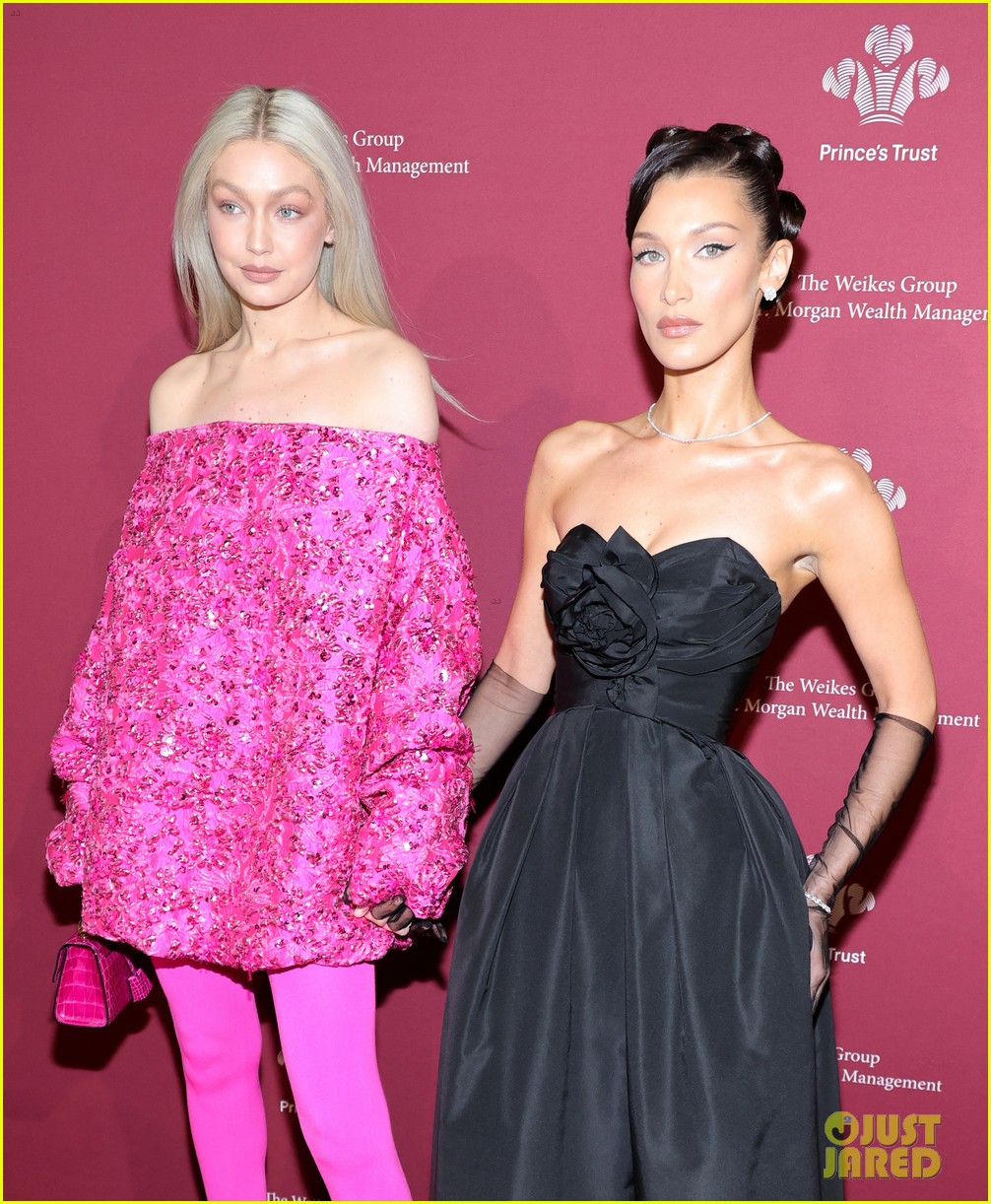 Gigi Hadid Rocks All Pink Look at Prince's Trust Gala with Bella