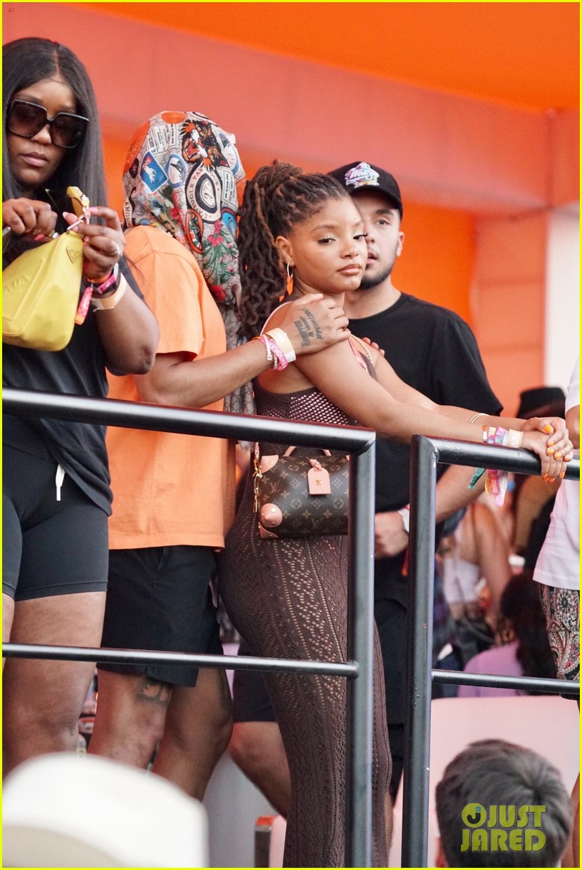 Halle Bailey Hangs Out With Boyfriend DDG at a Coachella Party Photo